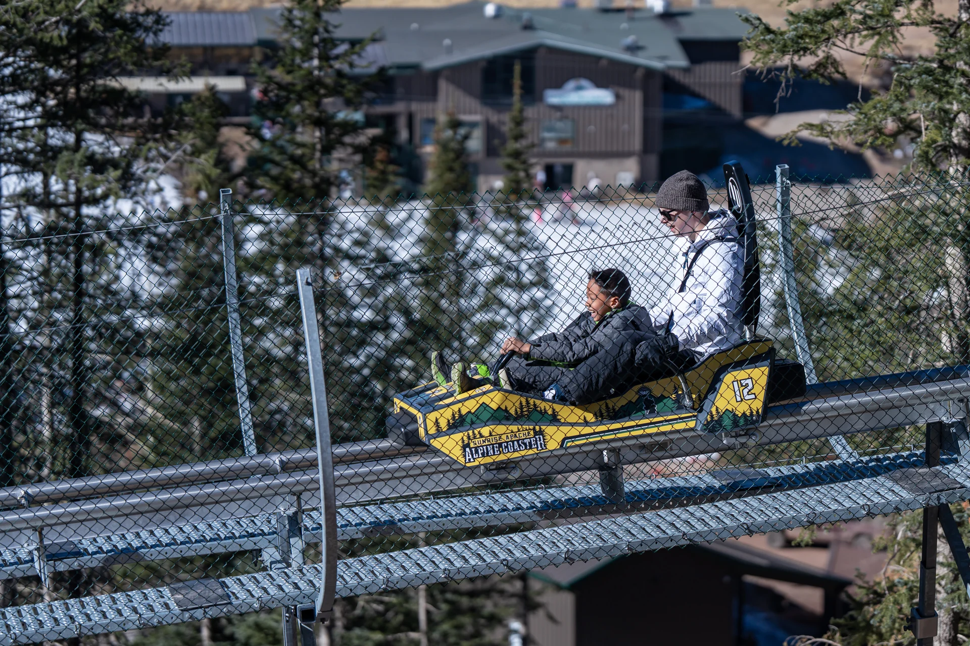 Sunrise Apache Alpine Coaster in Winter